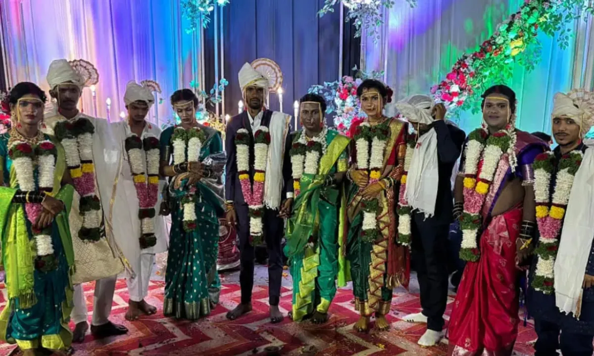 Maharashtra organizes states first community wedding for trans persons