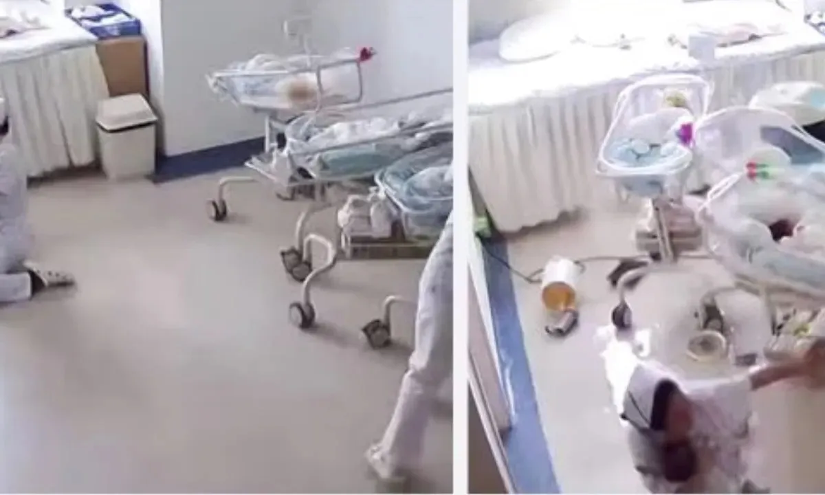 Nurses rush to safety of newborns at Chinese hospital after Myanmar earthquake