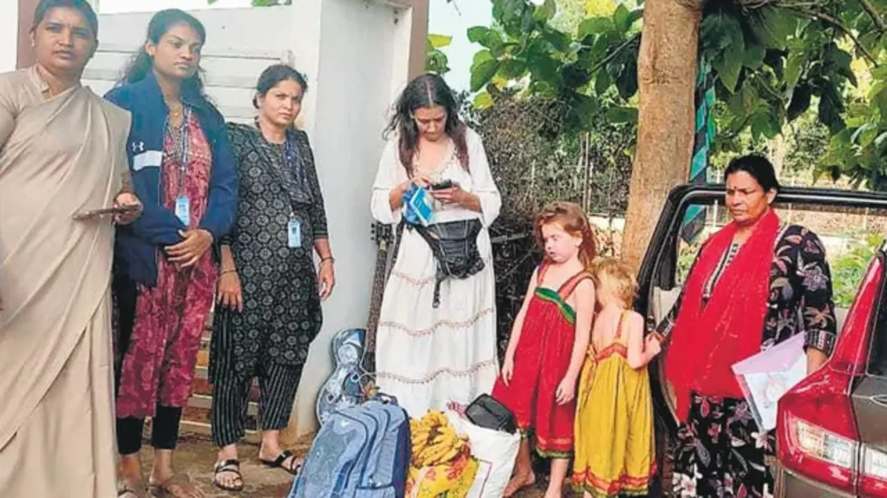 Russian Woman Found Living in Gokarna Cave with Daughters Faces Deportation After 8 Years Without Visa