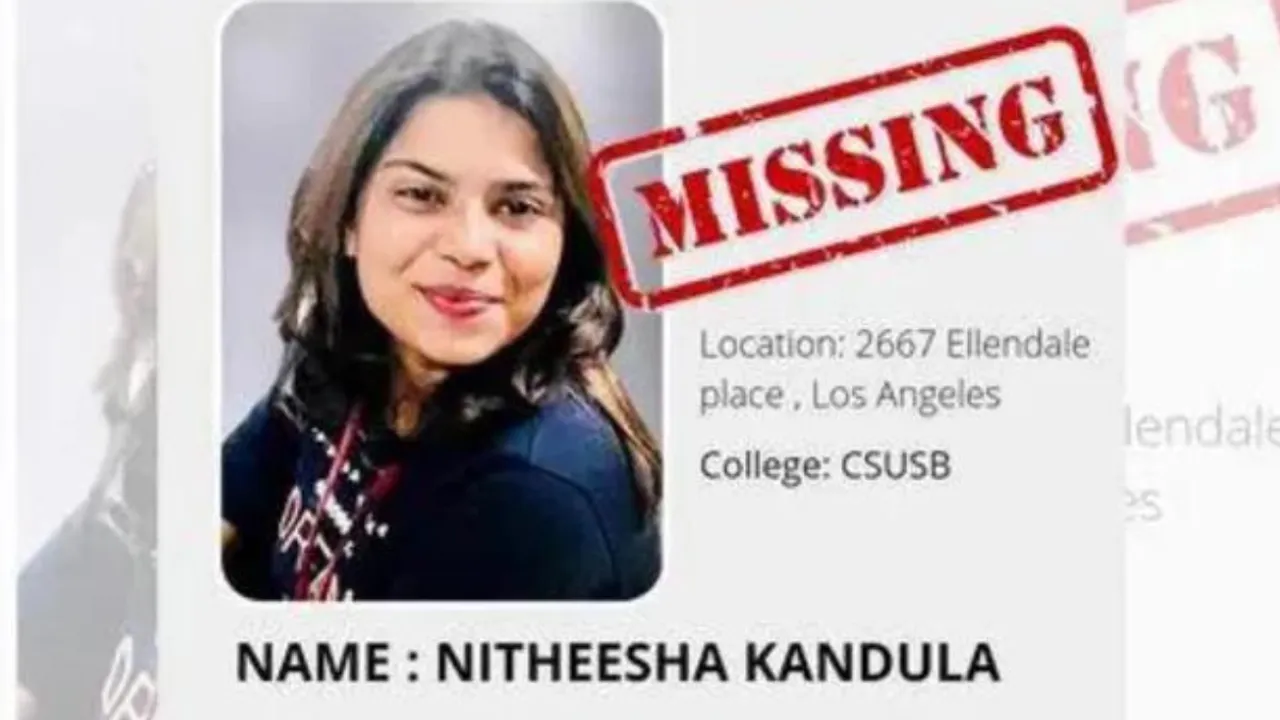 Indian Student Missing in California