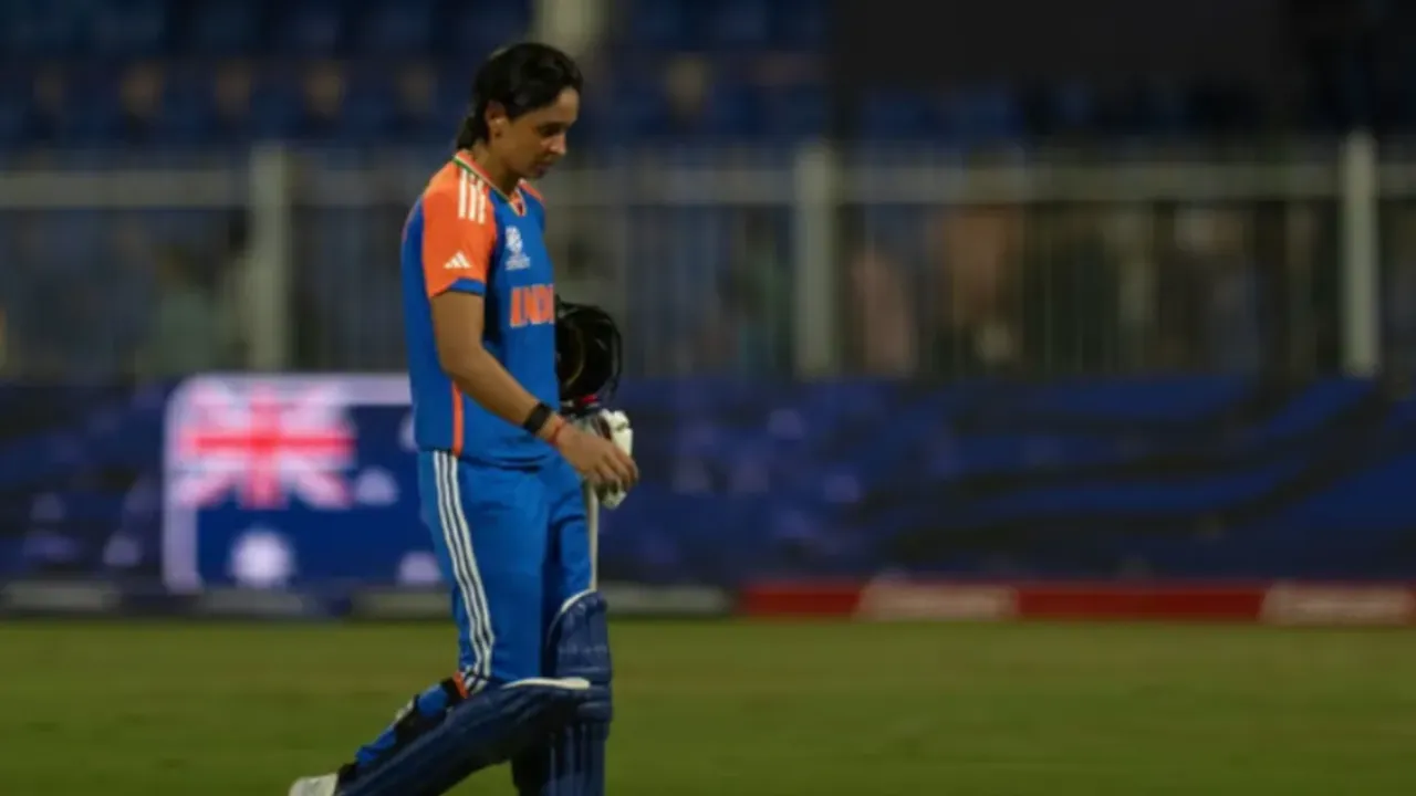 Captain Harmanpreet Kaur after loss against Australia