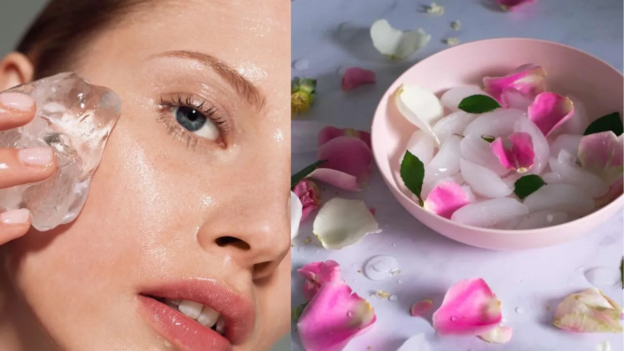 DIY Ice Cubes For Glowing Skin 