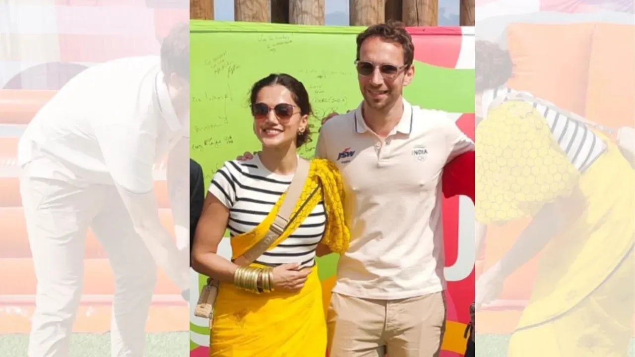 Taapsee Pannu and Mathias Boe