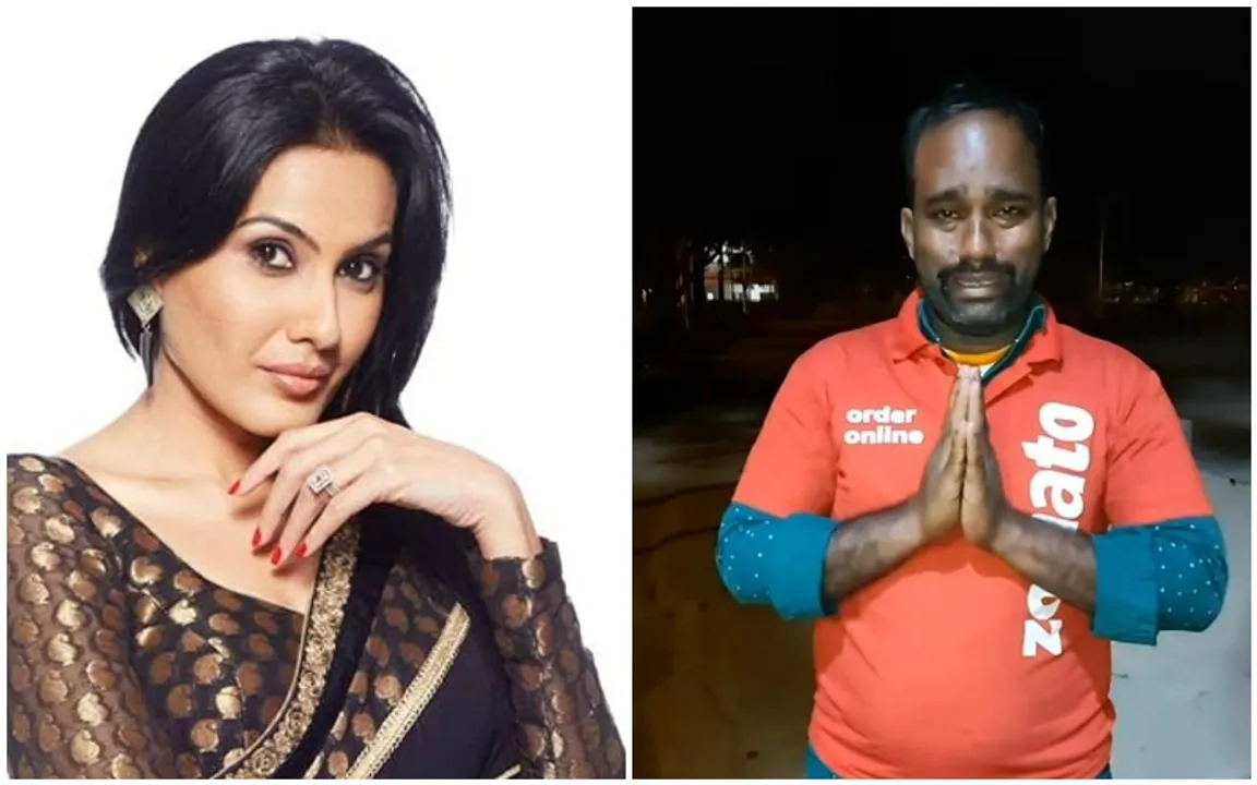 काम्या पंजाबी और अन्य बड़ी हस्तियों ने किया ज़ोमैटो डिलीवरी बॉय का समर्थन
