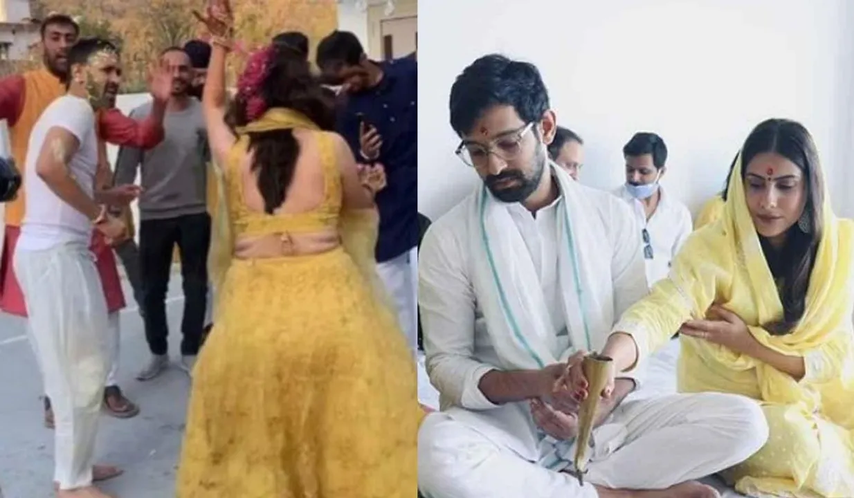 Vikrant Massey Sheetal Thakur Marriage: विक्रांत मेसी और शीतल ठाकुर ने अपनी शदी में किया देसी गर्ल पर जमकर डांस, वीडियो हुआ वायरल