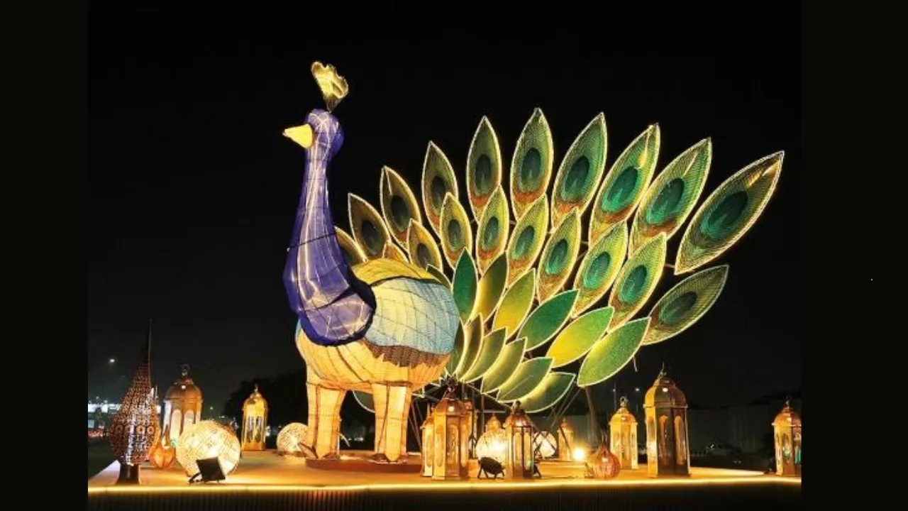 Delhi Airport Diwali Art Installation