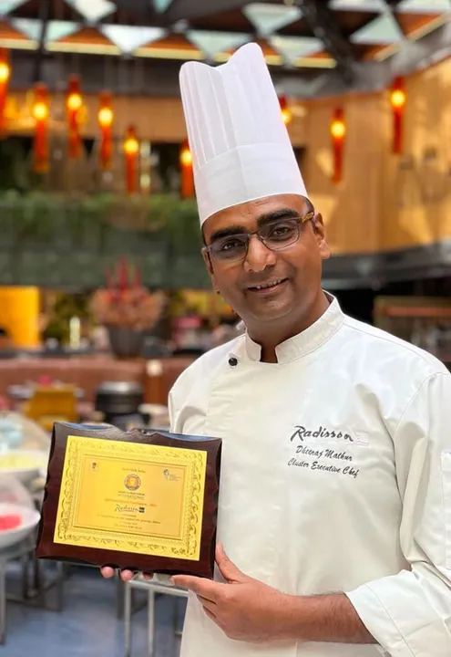 Dheeraj Mathur, Cluster Executive Chef, Radisson Blu, Kaushmabi, Delhi NCR