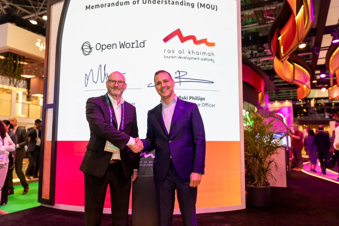 Raki Phillips, CEO of RAKTDA and Matt Shaw, CEO of Open World