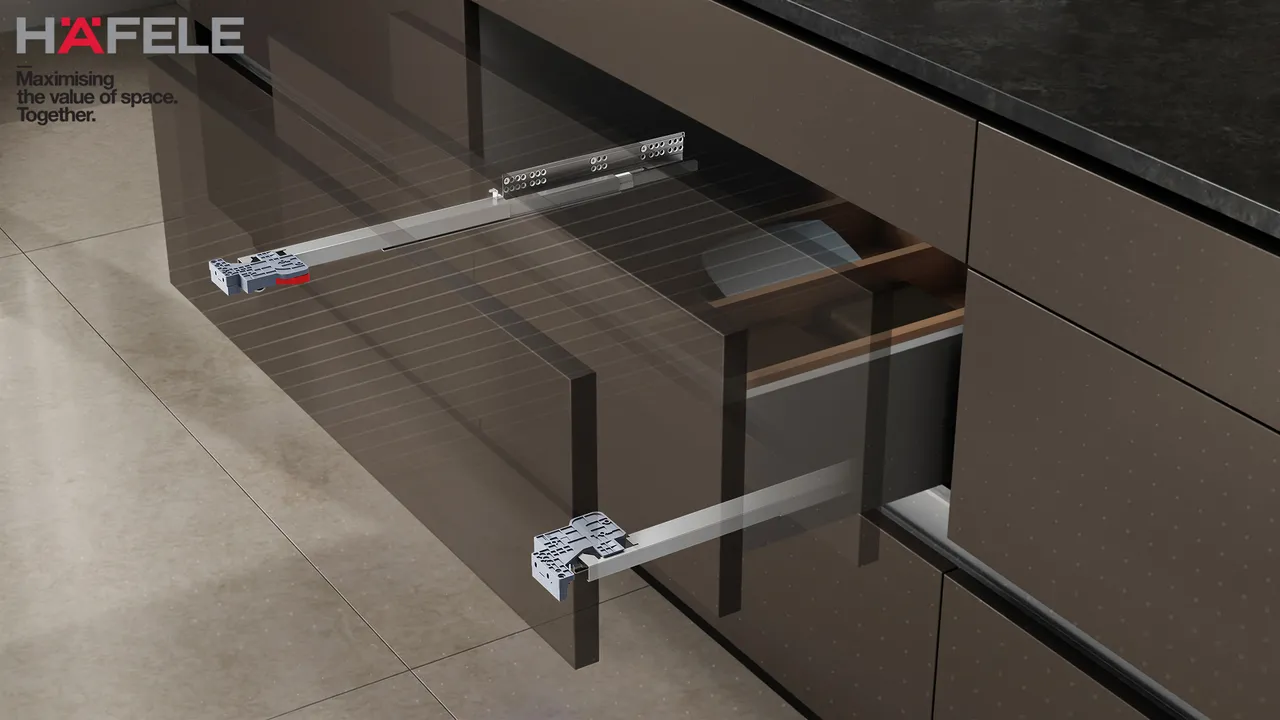 Matrix Undermount Runners by Hafele