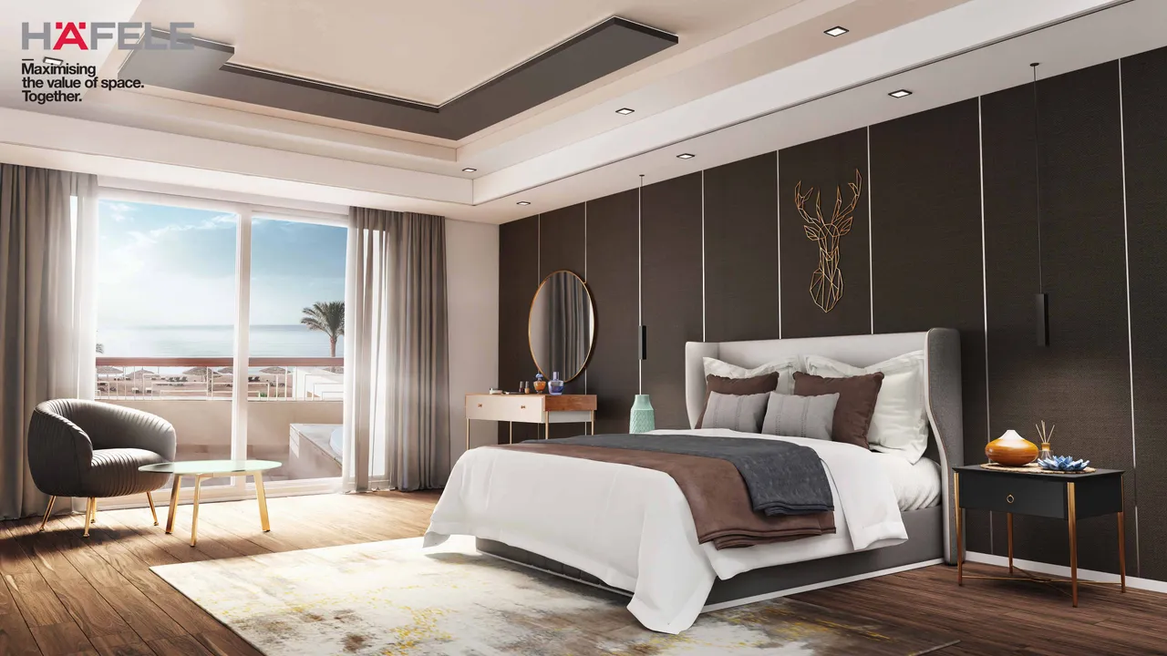 Hafele Lighting  Stanford Series Architectural Lights by Hafele-Hotel Room