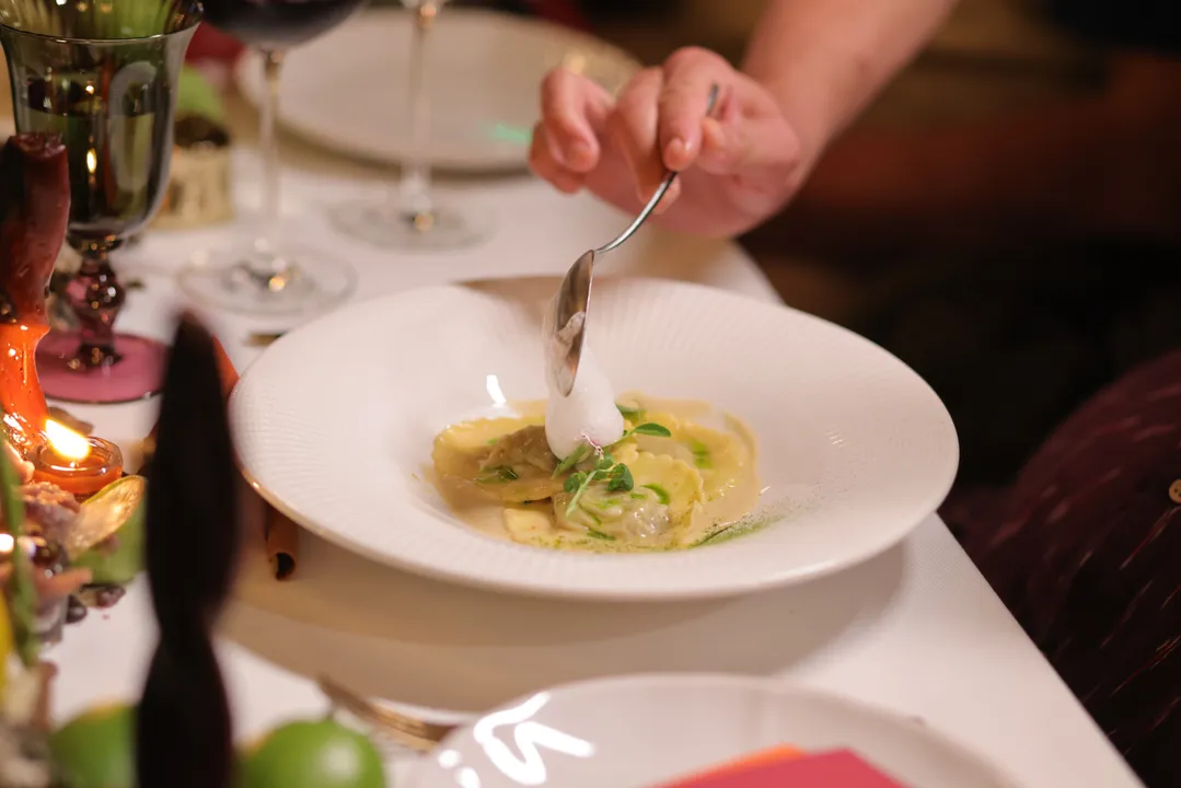 Vegetable Dhansak Tortellini