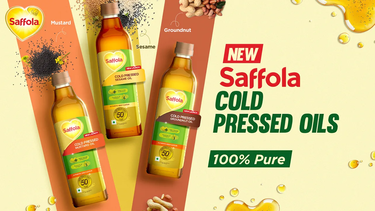 Saffola Cold Pressed Oils 1