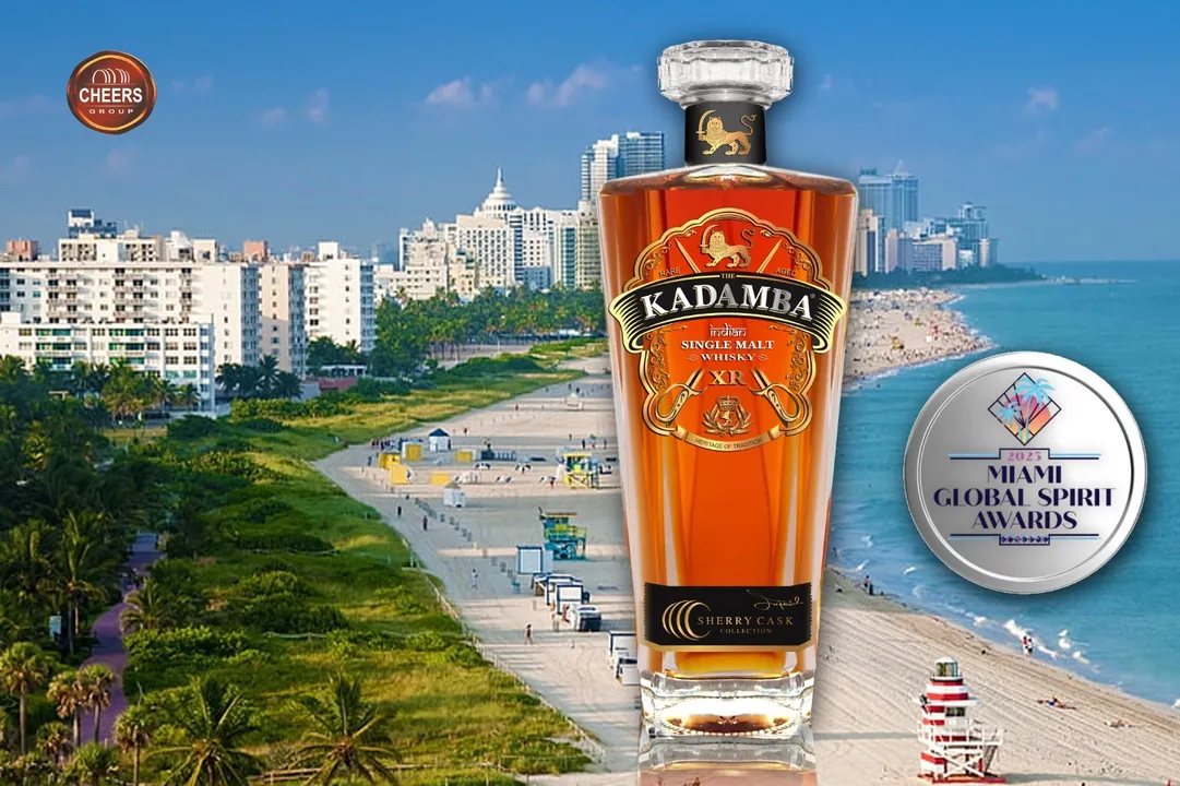 Whoaaaah  Miami here we come! Award winning Kadamba Single-malt whisky Lauded