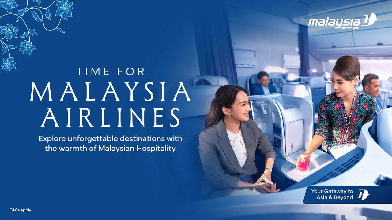 Time for Malaysia Airlines Campaign Banner 1920 x 1080px