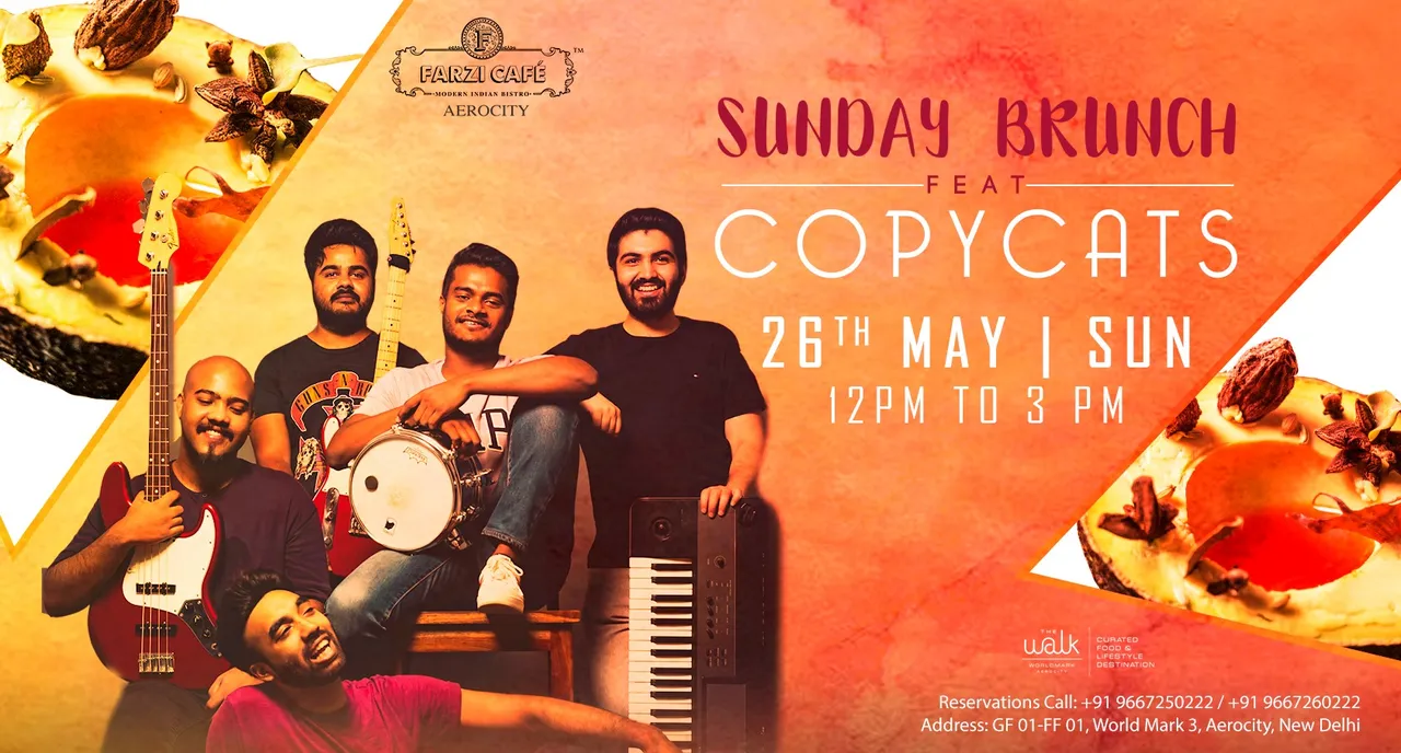 The Copycats performing at Farzi Cafe,Aerocity