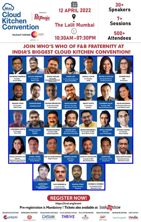 NRAI to launch the first-of-its-kind Cloud Kitchen Convention in Mumbai