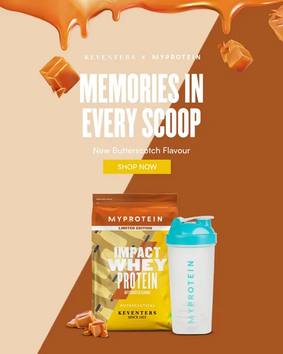 Myprotein and Keventers Join Forces to Bring Butterscotch Bliss to Fitness Enthusiasts