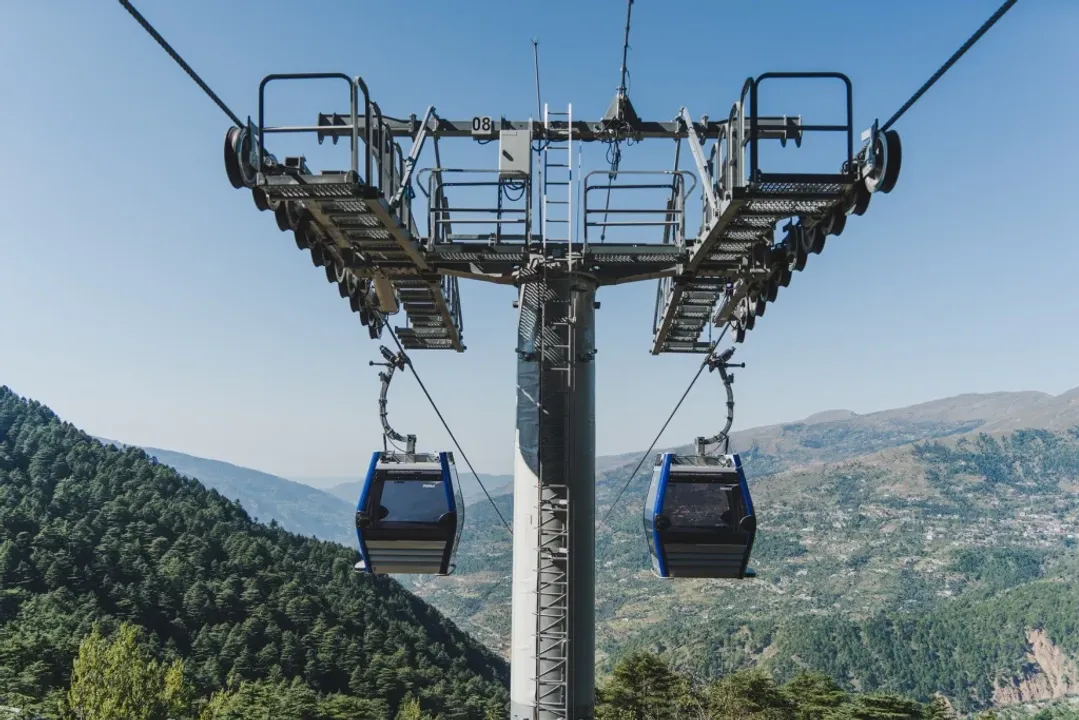 India’s longest ropeway system connecting Dehradun to Mussoorie commences work