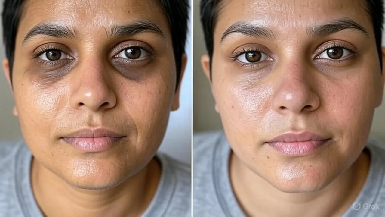 Dark circles problem: চোখের কোণে কালো দাগ।