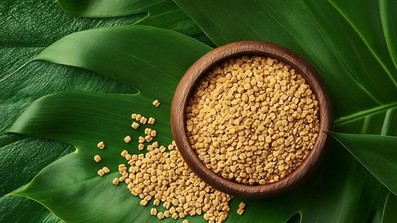 Fenugreek for hair color: মেথি দিয়ে চুলের রং। 