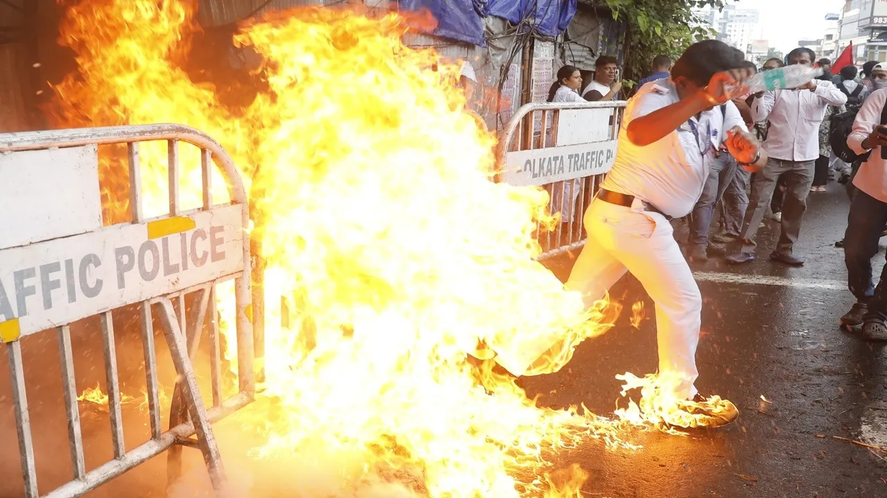 West Bengal, Bharat Bandh, trade union strike"