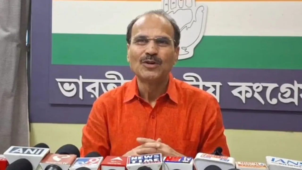 Adhir Ranjan Chowdhury,  criticism of TMC  ,criticism of BJP,  trade union strike opposition,  July 21 Martyrs’ Day picnic remarks,  secularism drama accusation,  Left-Congress alliance  ,BJP-TMC tug of war,  controversial video clip  ,political slugfest,অধীর রঞ্জন চৌধুরী,  তৃণমূল সমালোচনা,  বিজেপি সমালোচনা  ,ধর্মঘট বিরোধিতা,  ২১ জুলাই শহিদ দিবস,  পিকনিক দিবস মন্তব্য,  ধর্মনিরপেক্ষ নাটক,  বাম-কংগ্রেস জোট,  তৃণমূল-বিজেপি টানাপোড়েন,  বিতর্কিত ভিডিও ক্লিপ