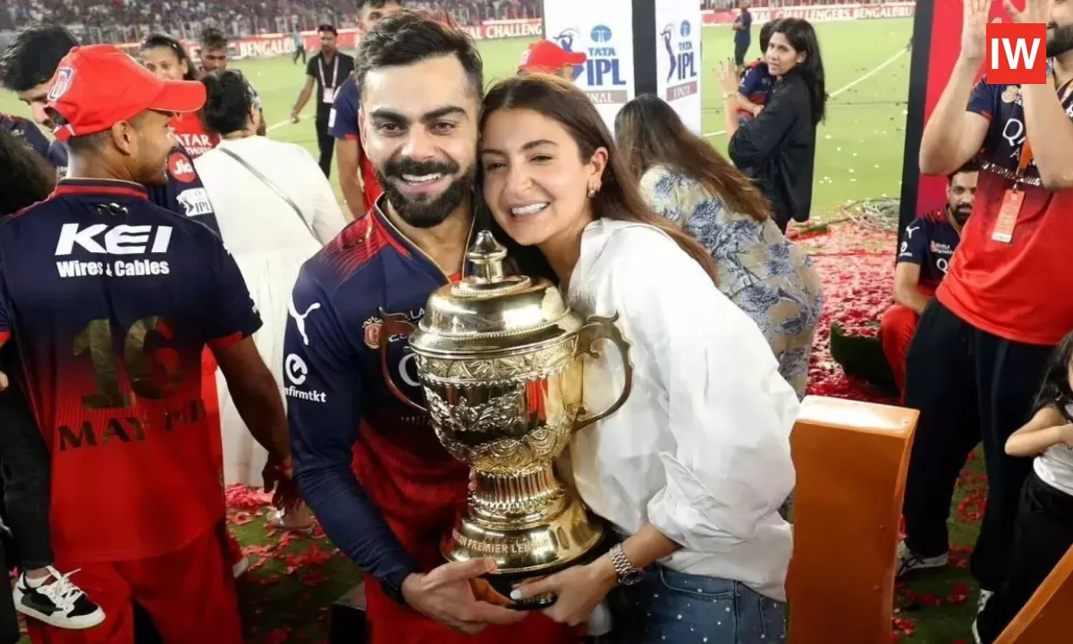  Virat Kohli Lifts IPL Trophy, Dedicates Emotional Win to Anushka