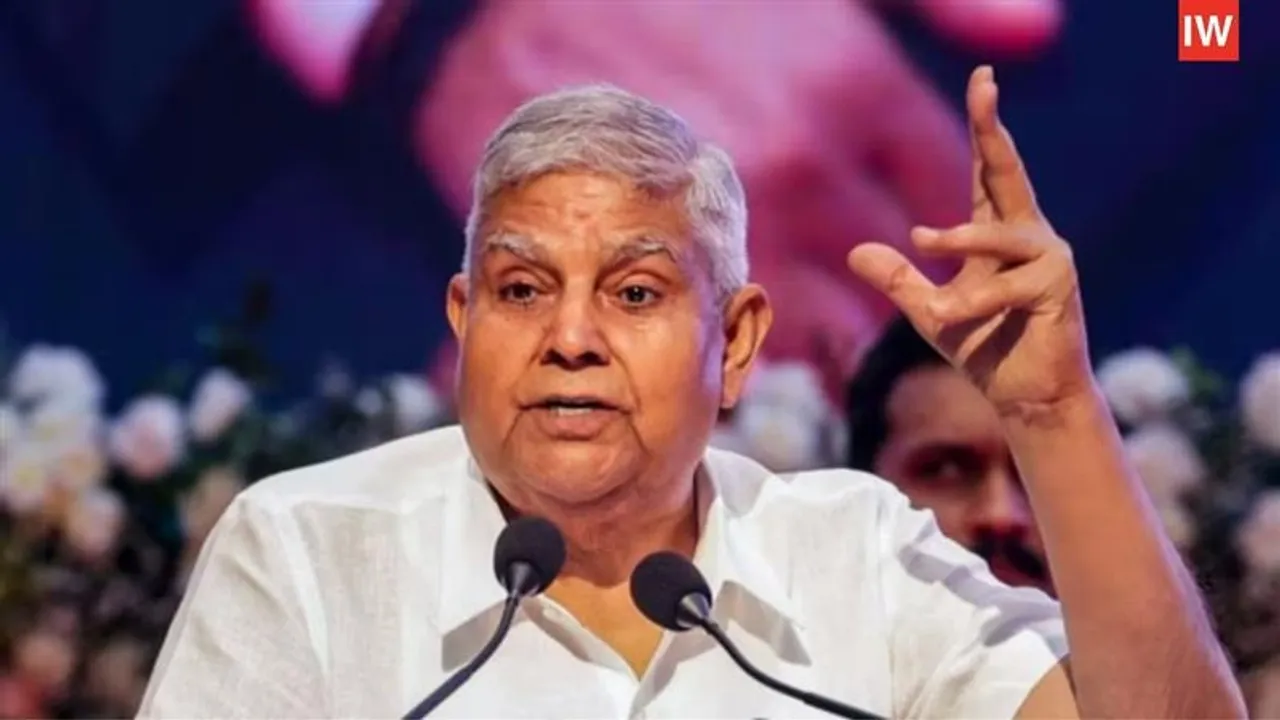  Jagdeep Dhankhar's Shock Exit Sets Stage for Political Tug of War Over Vice President Post