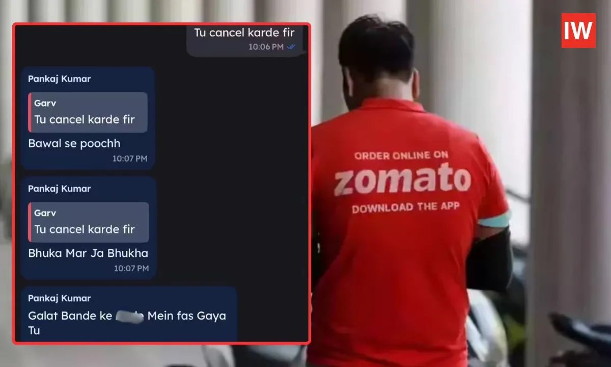  Viral Chat Shows Zomato Customer Delivery Partner Argument Over Delay