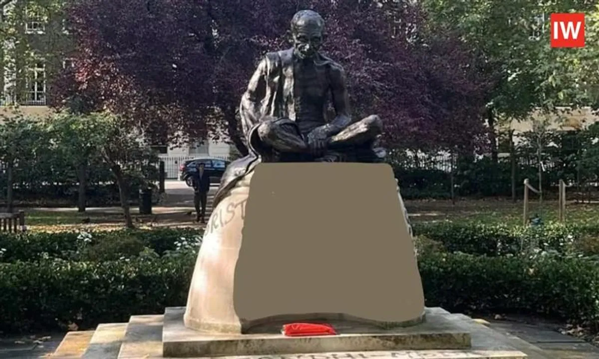  Gandhi Statue Vandalized in London Ahead of Gandhi Jayanti 2025