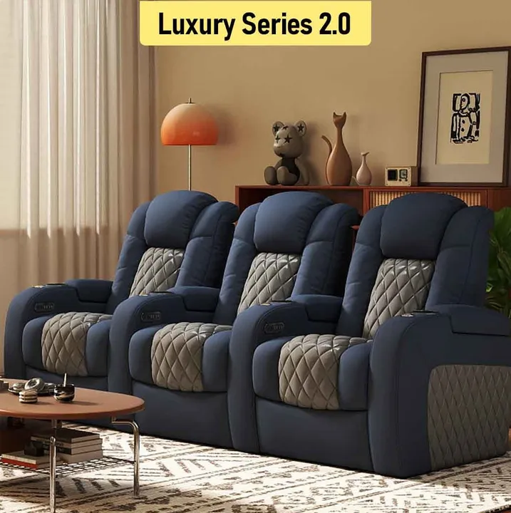  AI-Driven Luxury Home Theater Seating: Personalized Comfort in Top-Grain Leather