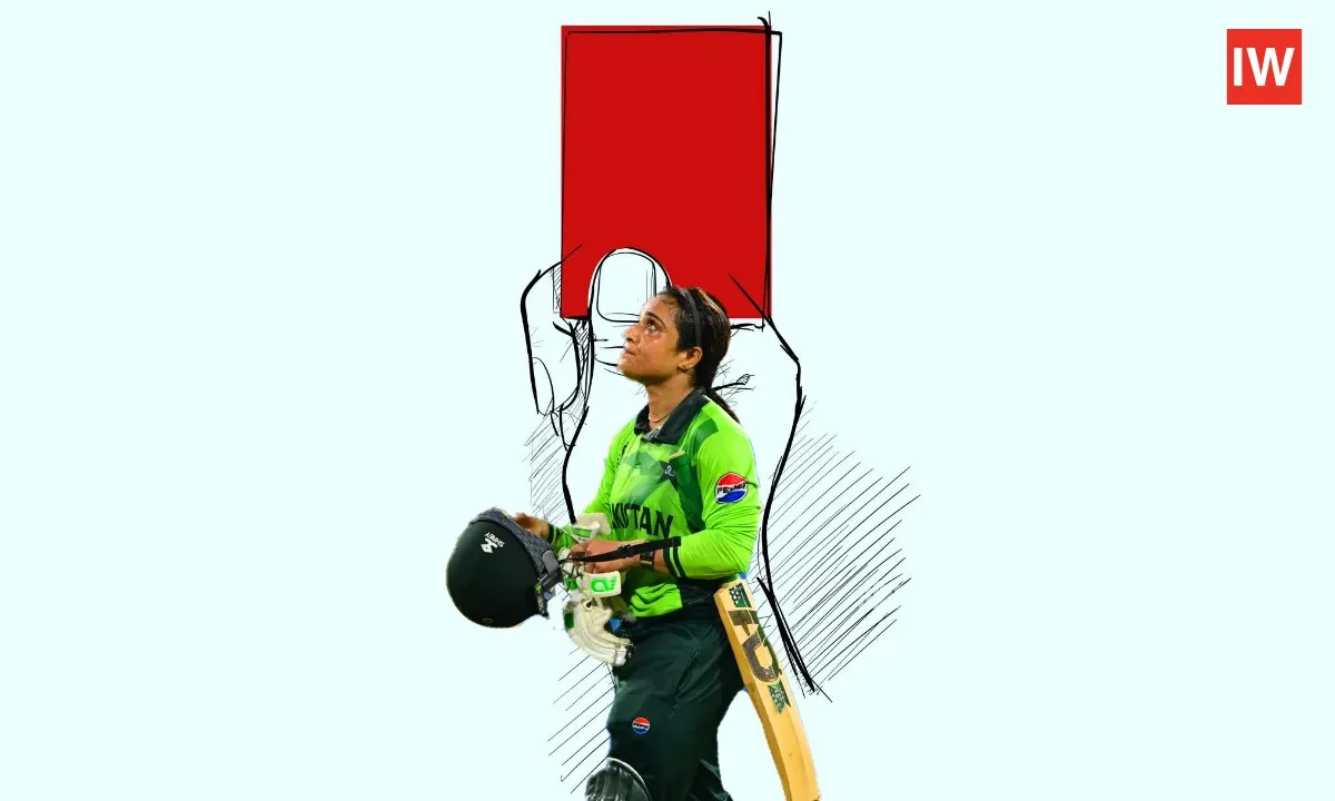  Pak Batter Sidra Amin Penalized by ICC for Breaching Code of Conduct during Women's World Cup Game Against India