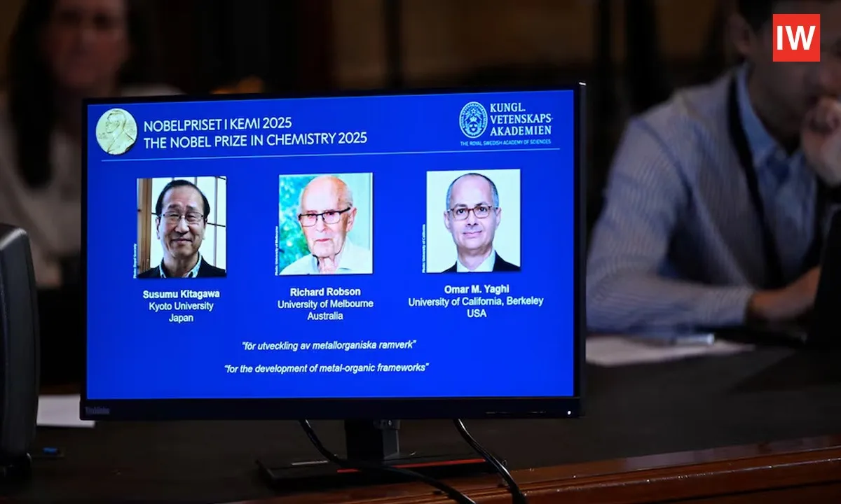  Susumu Kitagawa, Richard Robson & Omar Yaghi Share the 2025 Nobel Prize in Chemistry