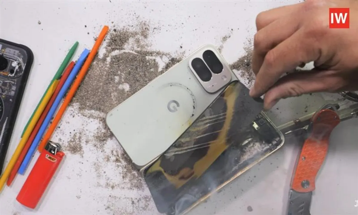  Google Pixel 10 Pro Fold Catches Fire in Durability Test; Declared Weakest Foldable Yet!