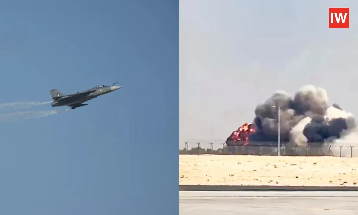  Tejas Fighter Jet Crash Dubai Airshow: New Video Captures Final Moments of the Aircraft