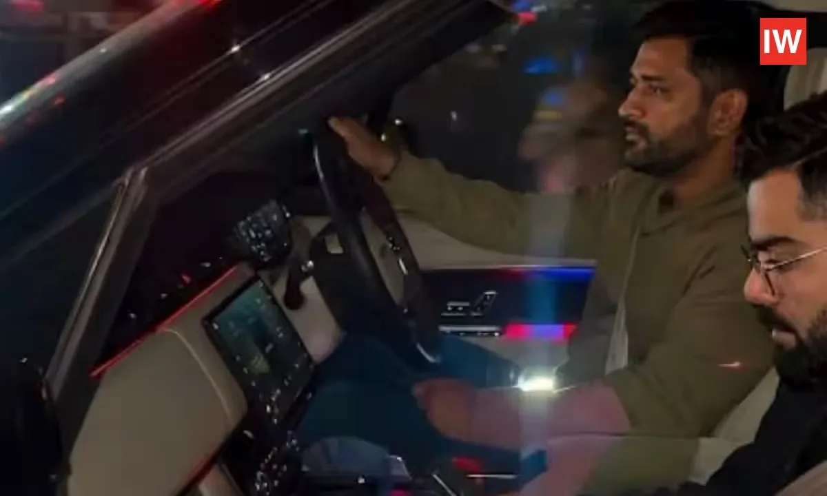  MS Dhoni Drives Virat Kohli After Reunion Dinner, Fans Call It ‘Reunion of the Year’