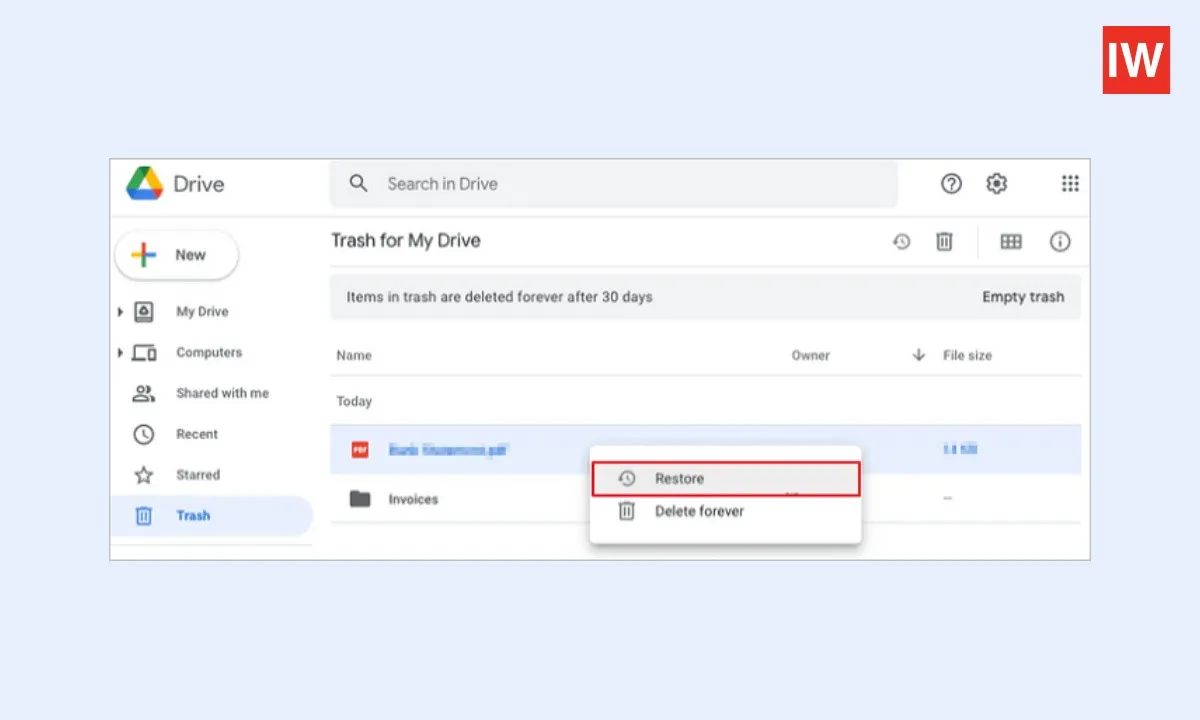  Retrieve Deleted Google Drive Files Permanently: Easy Guide
