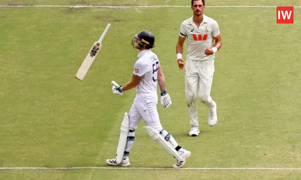  Ben Stokes Furious After Losing Wicket for 12th Time to Mitchell Starc