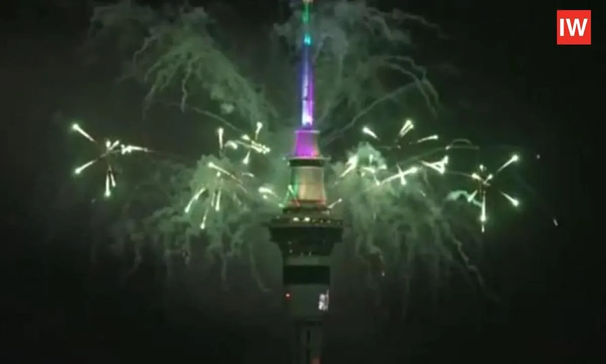  Auckland Welcomes 2026 With Iconic Sky Tower Fireworks Display
