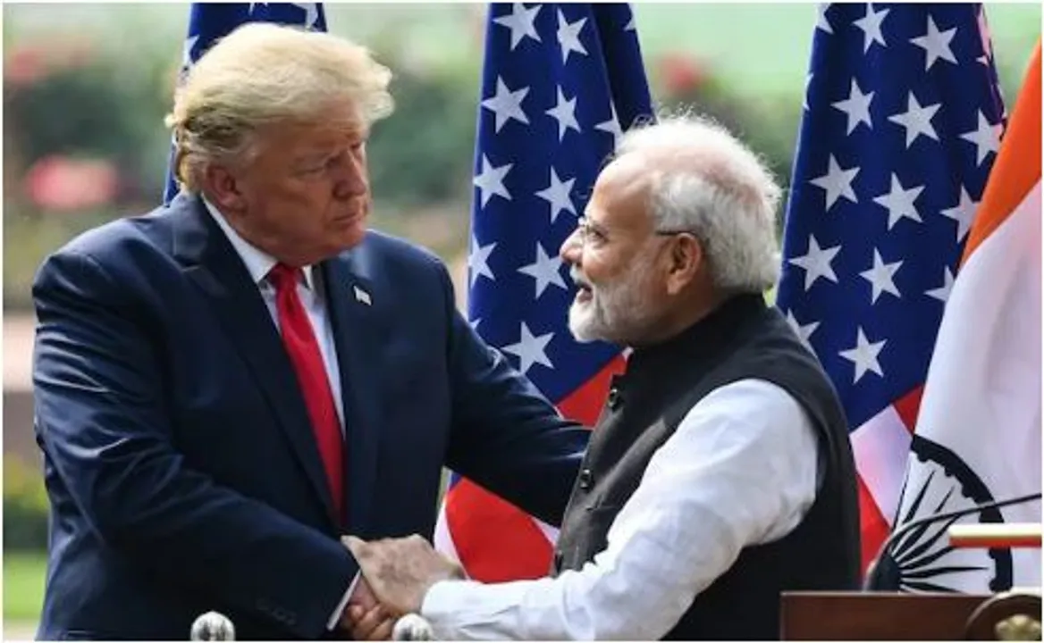 trump with modi