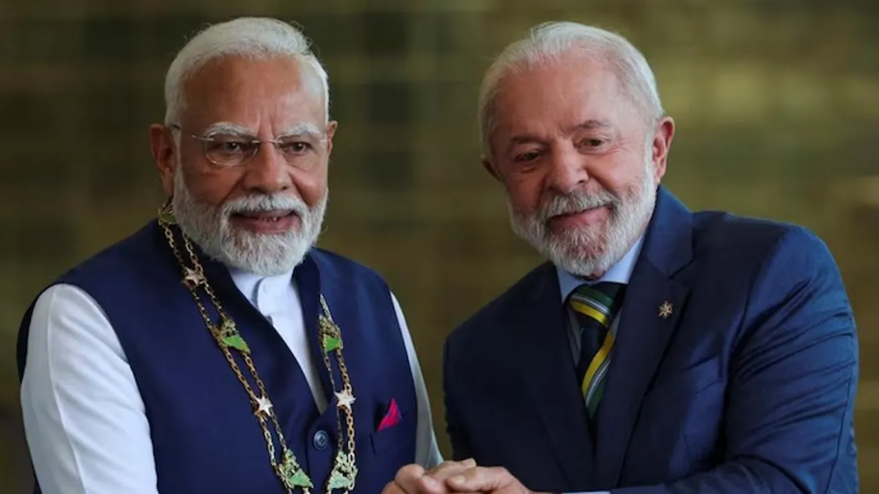 MODI  IN BRAZIL