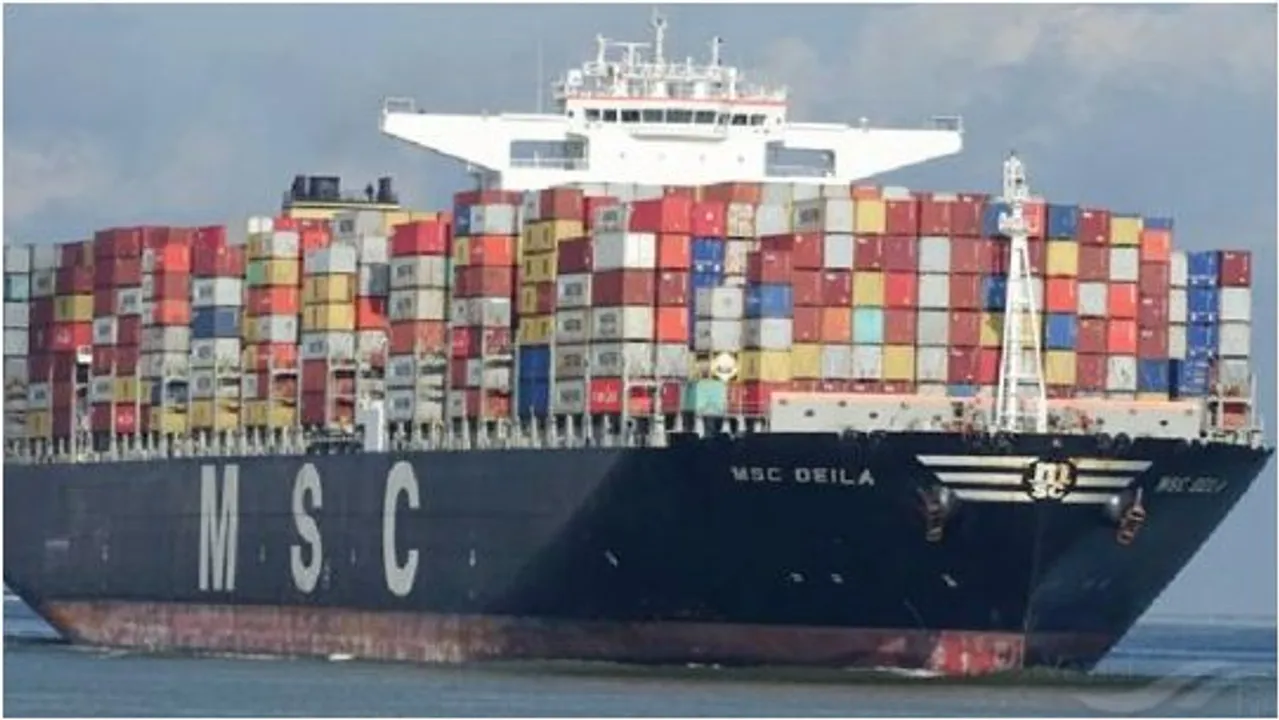 big cargo ship msc daila will arrive in vizhinjam port today