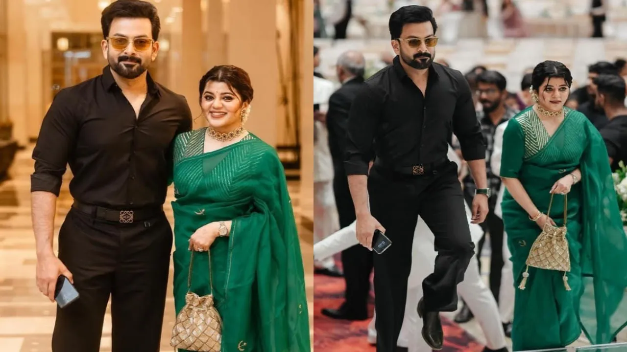 Prithiviraj and wife 