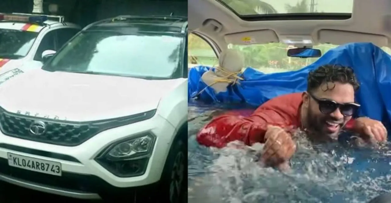 car swimming pool.