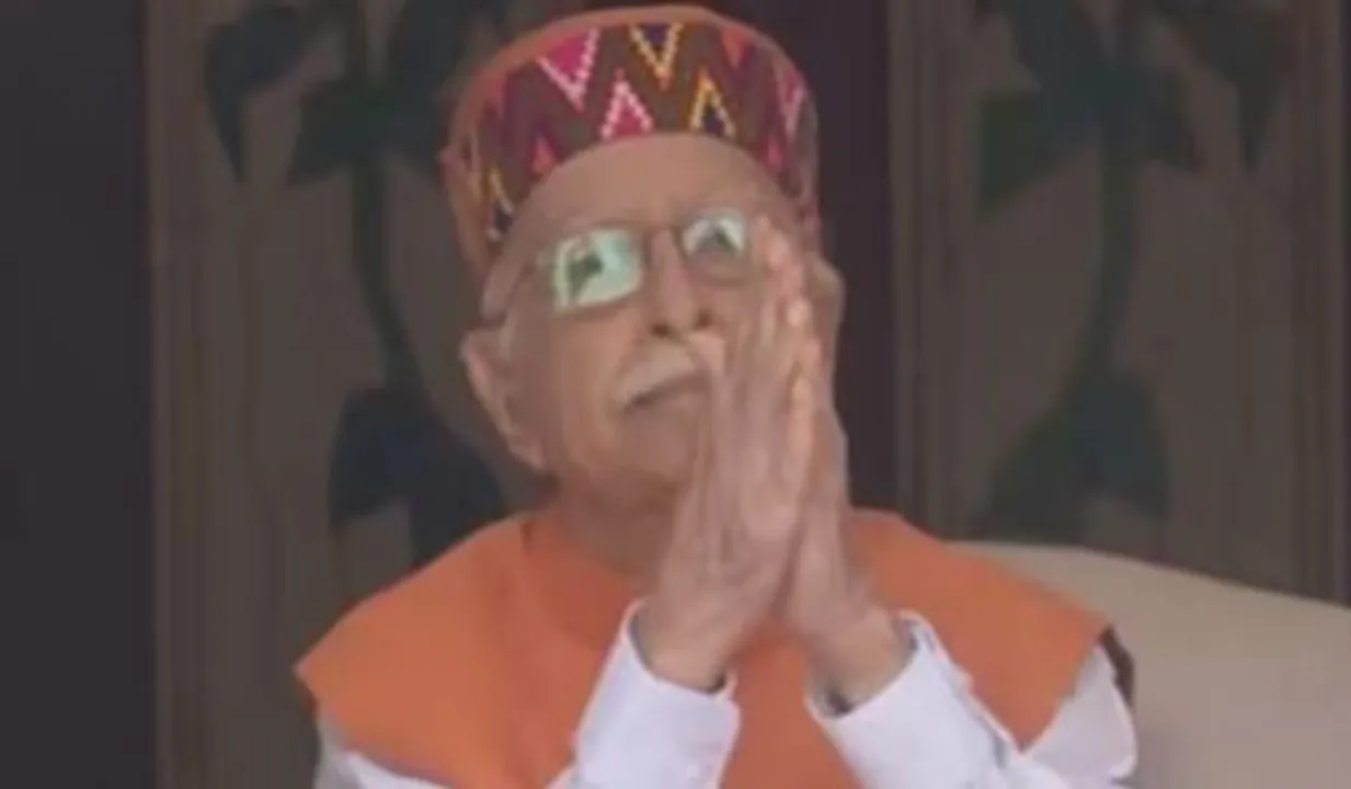 ആദര്‍ശങ്ങള്‍ക്ക് ലഭിച്ച അംഗീകാരം, കണ്ണ് നിറഞ്ഞ് അദ്വാനി