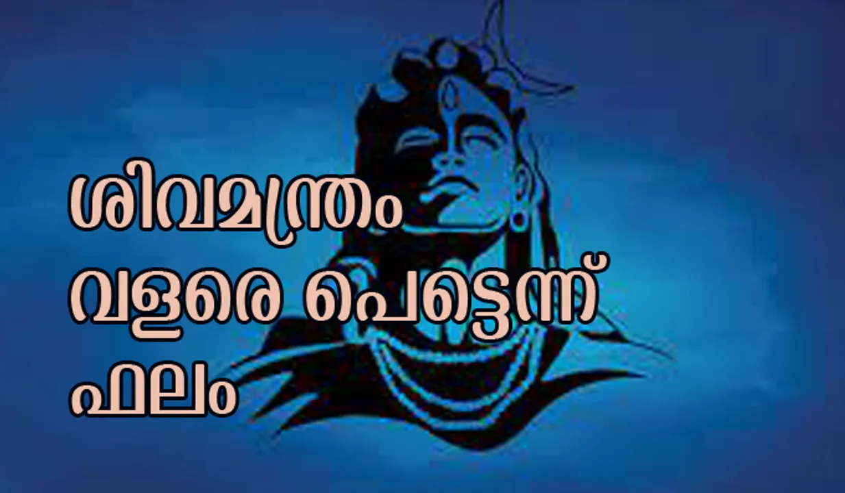 അത്ഭുത സിദ്ധിയുള്ള ശിവമന്ത്രം; വളരെ പെട്ടെന്ന് ഫലം