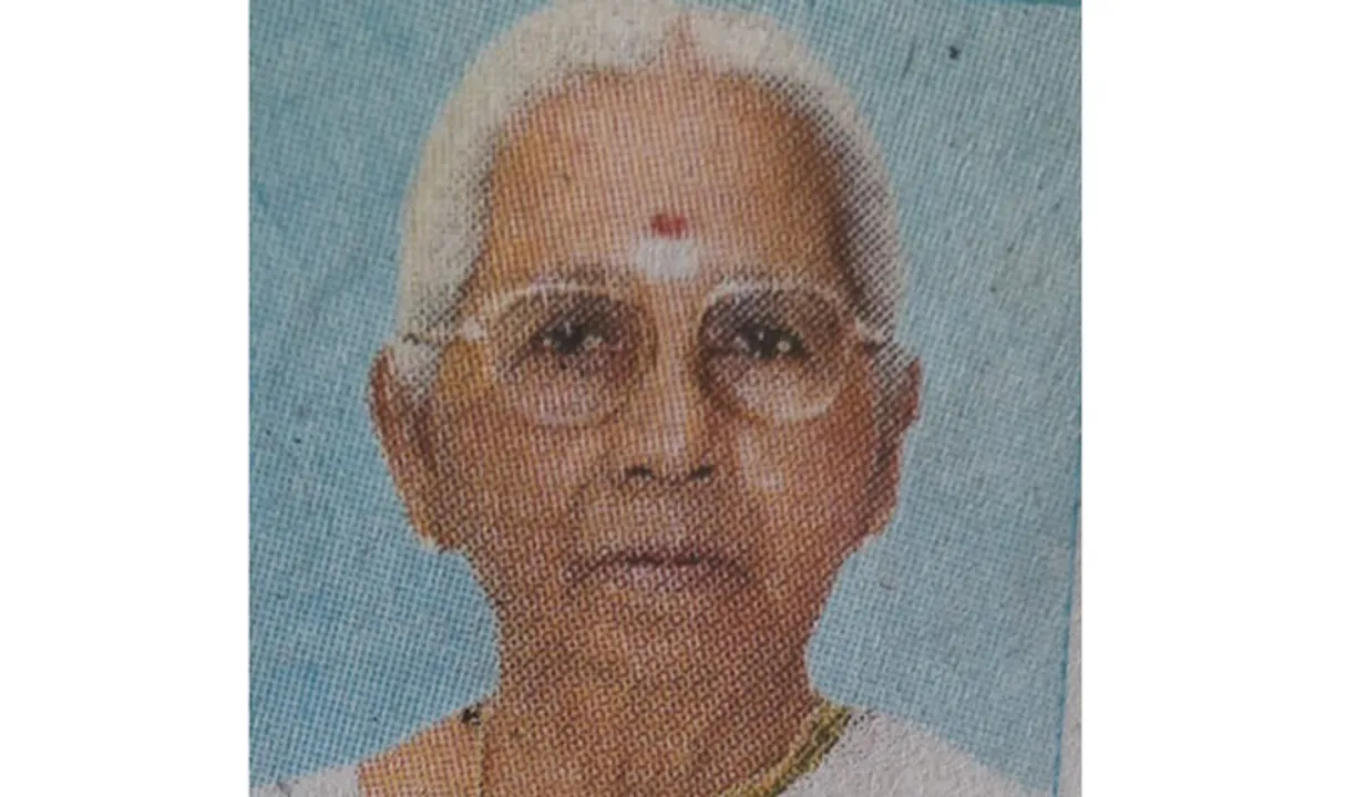എല്‍. കമലാക്ഷി അന്തരിച്ചു