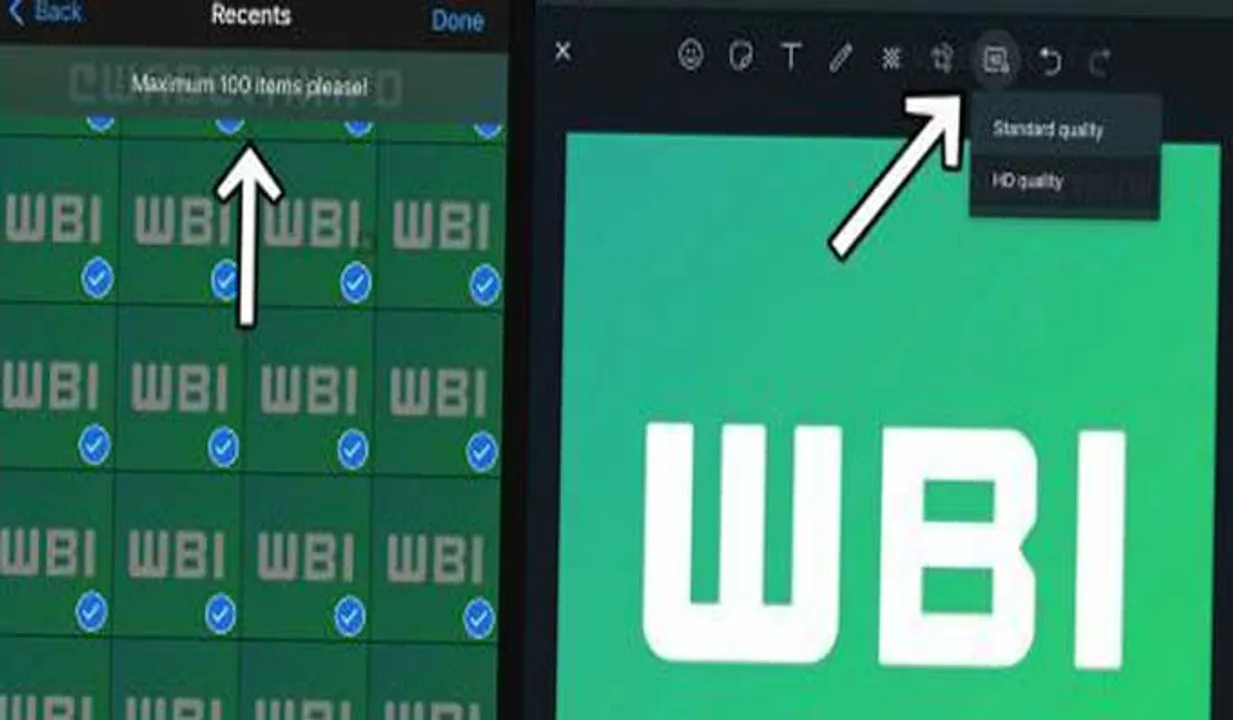  ഒരൊറ്റ ക്ലിക്കില്‍ 100 ചിത്രങ്ങള്‍ ; പുതിയ ഫീച്ചറുമായി വാട്‌സപ്