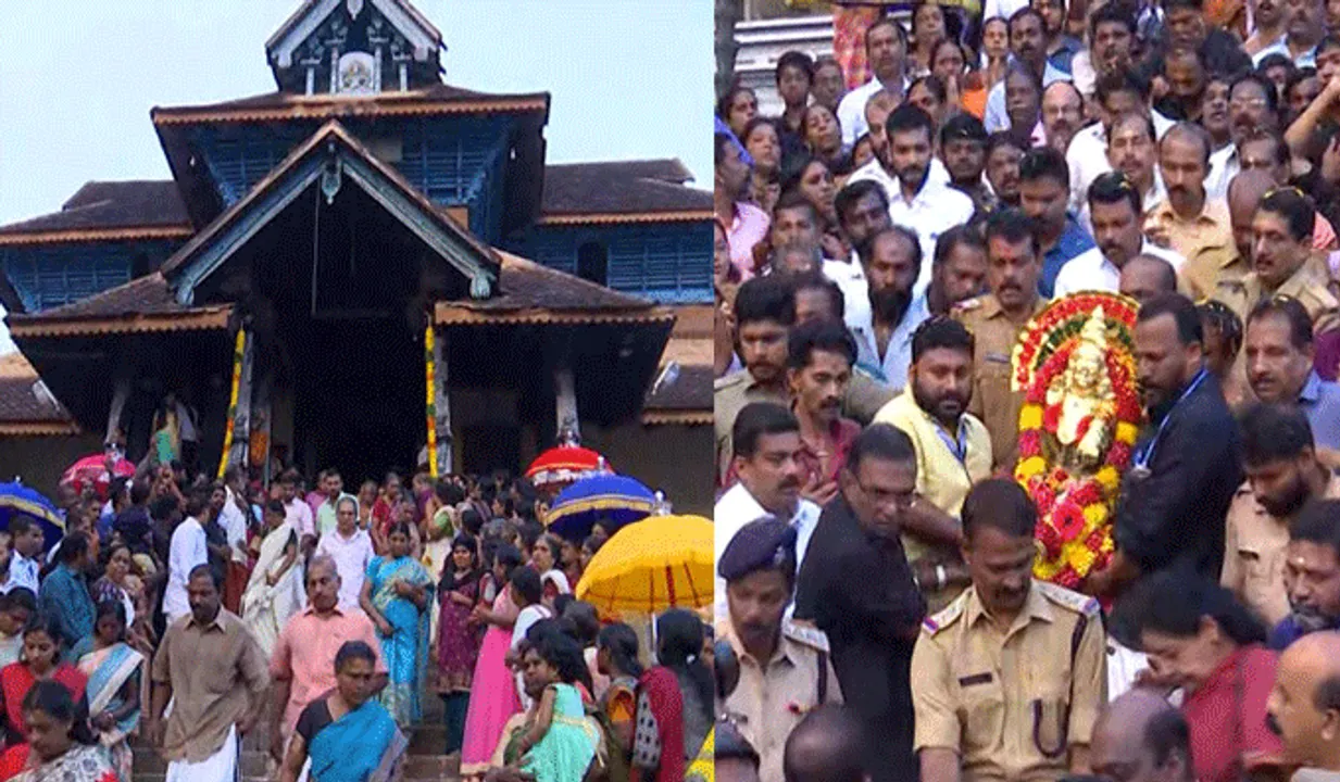  തങ്കയങ്കി ഘോഷയാത്ര ആറന്മുള ക്ഷേത്രത്തിൽ നിന്നും പുറപ്പെട്ടു