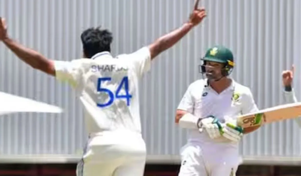 ഇന്ത്യയ്‌ക്കെതിരെ ദക്ഷിണാഫ്രിക്ക കൂറ്റന്‍ ലീഡിലേക്ക്; എല്‍ഗാര്‍ പുറത്തായി